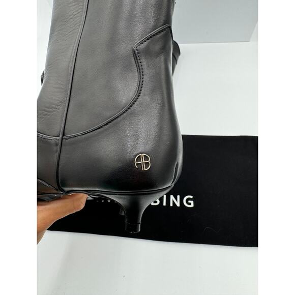 Anine Bing Tall Rae Leather Boots size 37 - Picture 6 of 11